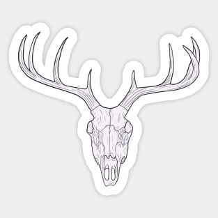 Deer skull Sticker